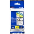 Brother Tze-251 Laminated Labelling Tape 24Mm Black On White