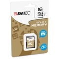 Emtec MiroSD Card UHS-I U1 SDHC/SDXC Memory Card 16GB Class 10 85MB/s For Mobile