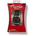 Mambo Men's Analogue Watch - Black & Gold