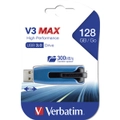Verbatim Store'n'Go V3 Max High Performance 128GB USB Stick Drive For Laptop/PC