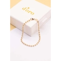 D'oro Women's/Ladies Golden Rai Bracelet 18k Gold Filled Chic Fashion Jewellery