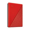 Western Digital My Passport 2TB Portable Hard Drive - Red [WDBYVG0020BRD-WESN]