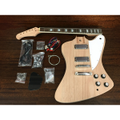 HSFB 1930M Solid Mahogany Body Electric Guitar DIY Kit,Tuner,3 picks,No-Soldering,H-H