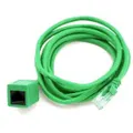 8Ware RJ45 Male to Female Cat5e Network/ Ethernet Cable 2m Black- Standard network extension cable
