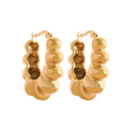 ORO BELLE Paris Hoop Vermeil Gold Plated Earrings