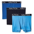 12 x NAUTICA Men's Boxer Trunks Underwear - Peacoat & Sea Cobalt & Aero Blue