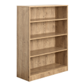 Maclaren Macey 4 Tier Bookcase Shelf - Oak