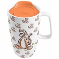Disney Winnie the Pooh Tigger Ceramic Travel Coffee Mug Cup With Handle