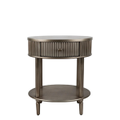 Luxe Living Arielle Round Side Table in Gold