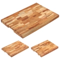 Chopping Board Solid Acacia Wood Kitchen Chopping Board Multi Sizes vidaXL