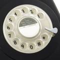 GPO RETRO GPO 746 ROTARY TELEPHONE - BLACK