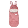 Gund - Oh So Snuggly: Bunny Wrap Blanket, Pink