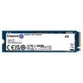 Kingston NV2 4TB M.2 NVMe Internal SSD PCIe Gen 4 - Up to 3500MB/s Read - Up to 2800MB/s Write - Backward Compatible with Gen 3 - 3 Years Warranty [SNV2S/4000G]