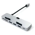 Satechi USB-C Clamp Hub Pro Multi Port Adapter for Apple iMac/iMac Pro Silver