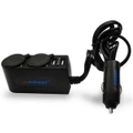 mbeat USBC202 3A / 15W Dual Port USB and Dual Cigarette Lighter Car Charger - Charge: iPhone 3/4s, iPad 2/3 Samsung Galaxy+ Tab +5V Mobile+ Tablet [USBC202]