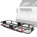Advwin Folding Hitch Cargo Carrier Hook Cargo Rack-Pallet Luggage Basket(Capacity 500lbs 227kg)