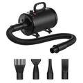 Advwin Pet Hair Dryer Dog Grooming Blower with Heater Black