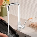 ACA Kitchen Tap Mixer Tap Basin Faucet Vanity Sink WELS Swivel Silver