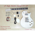 Haze Solid Body Electric Guitar DIY,No-Soldering,Flame Maple Veneer E-238DIY PB
