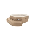 Intex Inflatable Octagon Bench Seat Accessory Lounge For PureSpa Tub Spa Beige