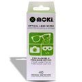 Moki Optical Lens Cleaning Wipes 40 Pk