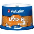 Verbatim x16 DVD-R 50pk Spindle White InkJet Printable 4.7GB w/Advanced Azo Superior Archival Life [95137]