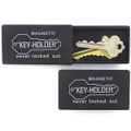 2Pcs Magnetic Key Box Hide-A-Key Storage with Strong Magnet Home Car Office