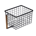 Davis & Waddell Kitchen Storage Basket With Side Handle Metal Wire Basket