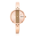 Eclipse Rose Gold Plated Stainless Steel 36 MM Round Watch