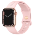 Silicone Sports Band Rose Gold with Gold Pin - The Noosa - Compatible with Apple Watch Size 38mm to 41mm