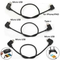 OTG Micro USB cable 30cm for DJI Spark Mavic Mini Pro Air iPhone iPad RC Drone
