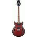 Ibanez AM53 SRF Artcore Hollow Body Electric Guitar (Sunburst Red Flat)