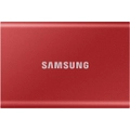 Samsung T7 2TB USB 3.2 Portable SSD - Metallic Red