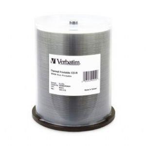 VERBATIM CD-R 700MB 100Pack of White Wide Thermal 52x - 95254