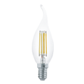 Lighting NEW LED Filament Candle Bulb E14 Screw 12V 4W CA35 Warm White