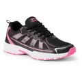 Slazenger Kids Lace Up Sport Shoes - Black & Pink