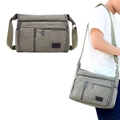 Retro Men Canvas Shoulder Messenger Bag Crossbody Satchel Travel Man Bags