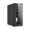 Lenoxx 12 Bottle Wine Cellar Fridge w/ Glass Door, Temperature Control & Cooler