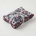 Inner Spirit Wheat Bag- Heat Pack-Burgundy Flora Fabric 50 x 14cm