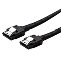 Dynamix C-SATA3 50cm SATA 6Gbs Data Cable with Latch, Black colour [C-SATA3]