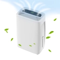 Air Dehumidifier 12L/Day Portable Quiet Compressor Dehumidifiers for Home Bedroom Bathroom and Basement White