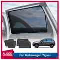 Magnetic Window Sun Shade for Volkswagen Tiguan 2008-2016 UV Protection Mesh Cover Sun Shades 4 PCS