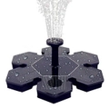 Garden Solar Powered Fountain with LED Light Garden Decoration Floating Solar Powered Fountain Pump Outdoor Water Pump