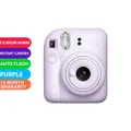 FUJIFILM INSTAX MINI 12 Instant Film Camera (Lilac Purple) - BRAND NEW