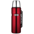 Thermos 1.2L Stainless King Vacuum Insulated Flask - Red