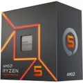 AMD Ryzen 5 7600 6 Cores 12 Threads, 65 watts, Max Freq 5.2Ghz, 38MB Cache, Wraith Prism Cooler & Radeon Graphics