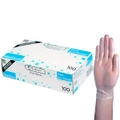 Sofeel Vinyl Low Powder Gloves 4.5g Medium Clear 100 Box