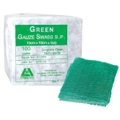 Livingstone Gauze Swabs 10 x 10 cm x 8 Ply Green Non-Sterile 100 Pack