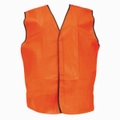 Livingstone High Visibility Safety Vest Large Orange Day Use