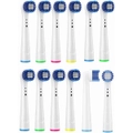 Replacement Toothbrush Heads Compatible with Oral B Braun, 12 Pack Professional Electric Toothbrush Heads for Oral-B 3000/8000 More